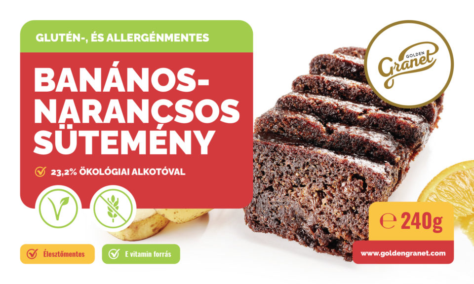 Glutén- és allergénmentes Banános-Narancsos Sütemény - 240 g - Image 3