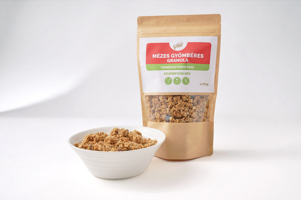 Glutén-és allergénmentes Mézes Gyömbéres Granola - 250g - Image 2